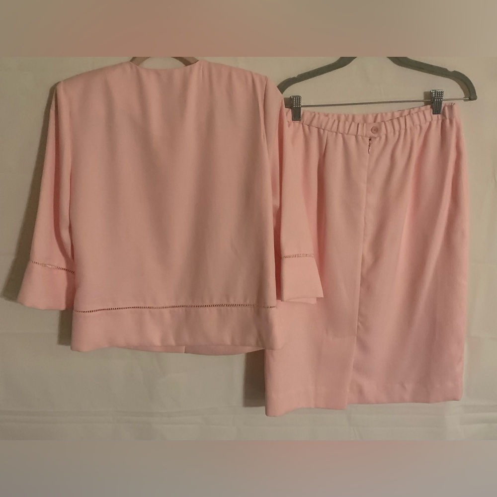Elegant Drapers & Damon’s Women’s Pink Skirt Suit Set, Sz 10. NWOT - Picture 4 of 16